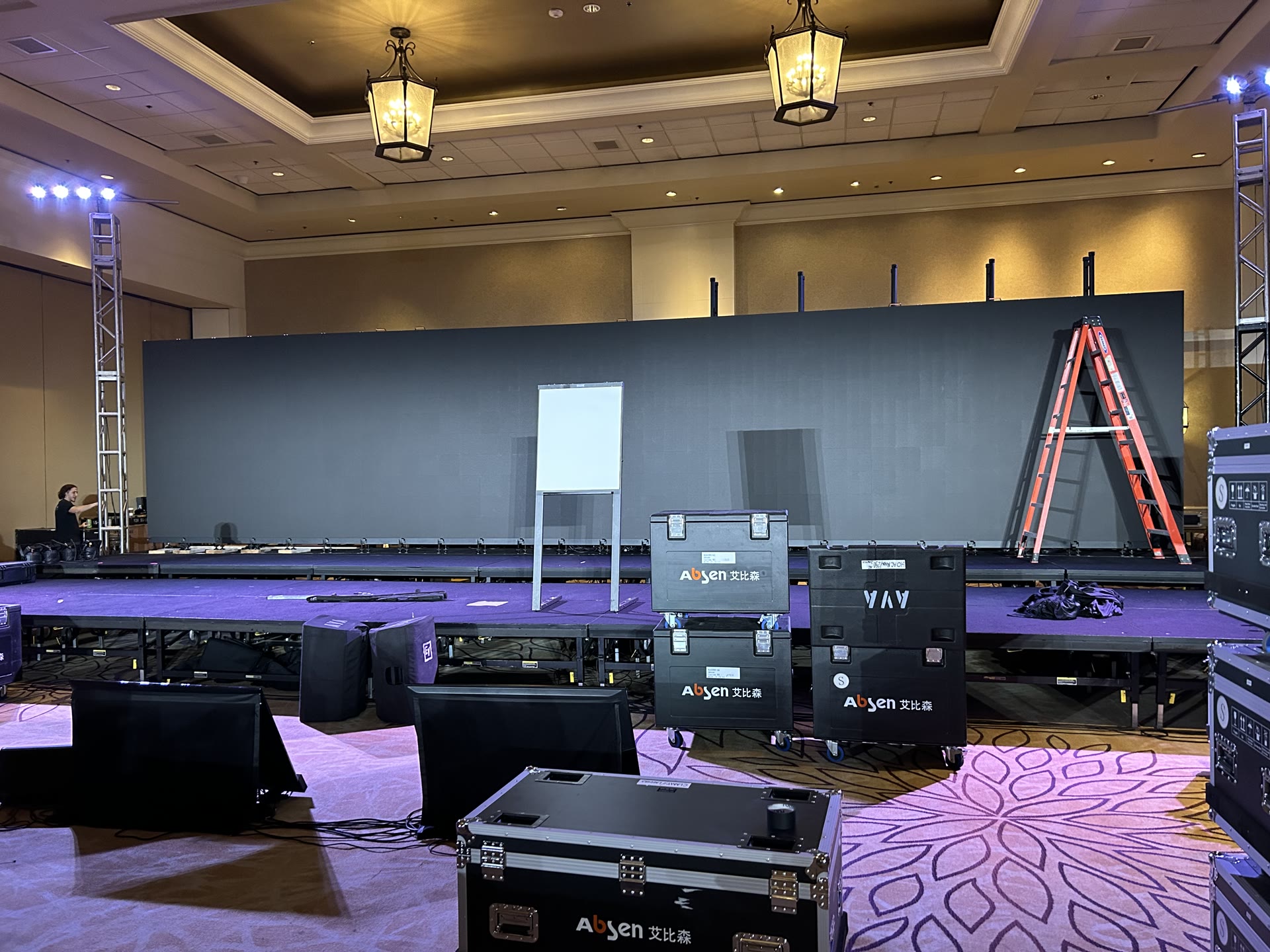 Absen LED Wall Stage Build